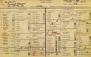 WPA household census for 1036 W 55TH, Los Angeles