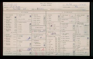 WPA household census for 3666 ROLLE STREET, Los Angeles