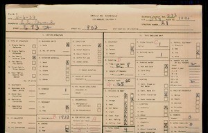 WPA household census for 903 E 73RD STREET, Los Angeles County