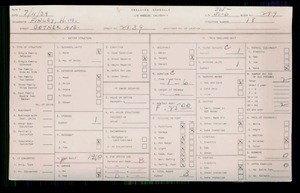 WPA household census for 2139 COTNER, Los Angeles