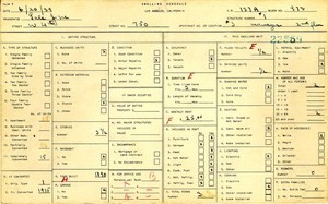 WPA household census for 750 W 4TH, Los Angeles