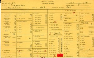 WPA household census for 623 W 5TH, Los Angeles