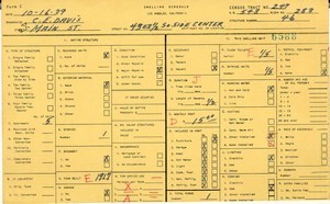 WPA household census for 4302 S MAIN, Los Angeles
