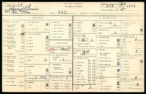 WPA household census for 242 East 82nd Place, Los Angeles County