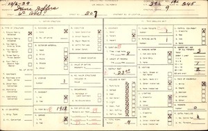 WPA household census for 307 6TH AVE, Los Angeles County