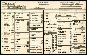 WPA household census for 221 WINDWARD AVE, Los Angeles County