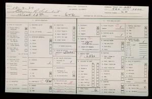 WPA household census for 626 W 13TH STREET, Los Angeles County