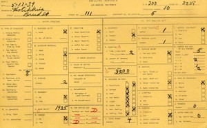 WPA household census for 111 N BREED ST, Los Angeles