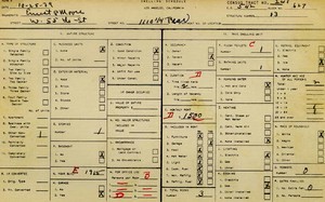 WPA household census for 1110 W 55TH, Los Angeles