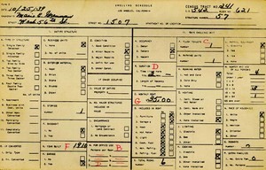 WPA household census for 1507 W 56TH, Los Angeles