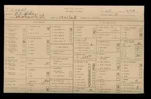 WPA household census for 1421 MOHAWK STREET, Los Angeles