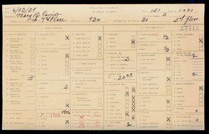 WPA household census for 930 W 7 PL, Los Angeles