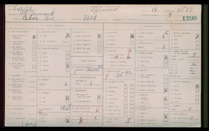 WPA household census for 3229 CEDAR, Los Angeles County