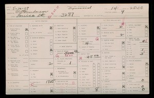 WPA household census for 3287 LOUISE ST, Lynwood, Los Angeles County