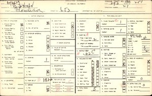WPA household census for 653 FLOWER AVE, Los Angeles County