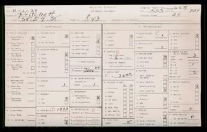 WPA household census for 843 W 59TH STREET, Los Angeles County