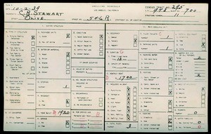 WPA household census for 546 W OLIVER, Los Angeles County