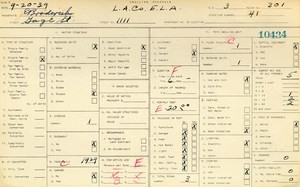 WPA household census for 1111 S GAGE