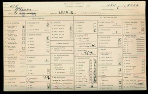 WPA household census for 1210 N CUMMINGS, Los Angeles
