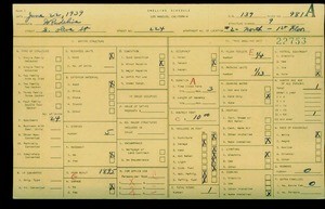 WPA household census for 244 S OLIVE STREET, Los Angeles