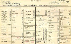WPA household census for 1038 E 43RD, Los Angeles