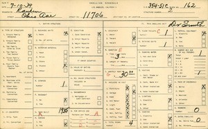 WPA household census for 11706 OHIO AVE, Los Angeles