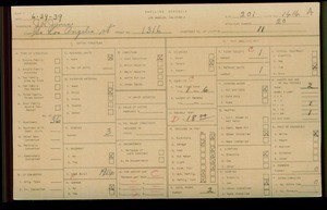 WPA household census for 1316 S LOS ANGELES S, Los Angeles