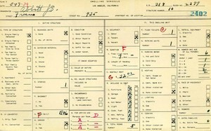 WPA household census for 935 S FRESNO ST, Los Angeles