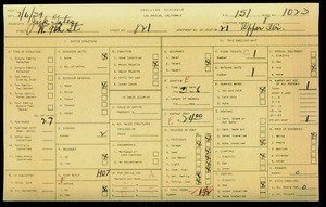 WPA household census for 821 W 9 ST, Los Angeles