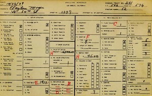 WPA household census for 1237 W 54TH, Los Angeles