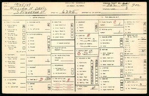 WPA household census for 6325 SO FIGUEROA STREET, Los Angeles County