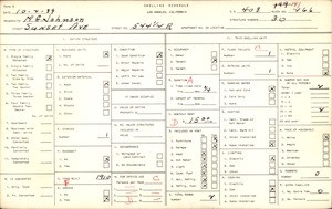 WPA household census for 544 1/2 SUNSET AVE, Los Angeles County