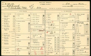 WPA household census for 220 N OCCIDENTAL BLVD, Los Angeles