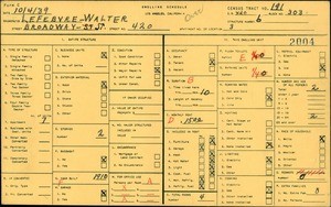 WPA household census for 420 BROADWAY ST, Los Angeles County