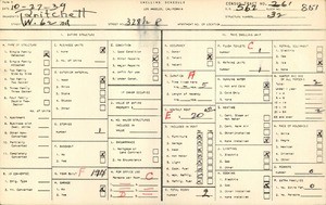WPA household census for 328 1/2 WEST 62ND STREET, Los Angeles County