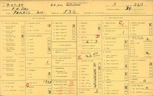 WPA household census for 536 FERRIS AVE, Los Angeles County