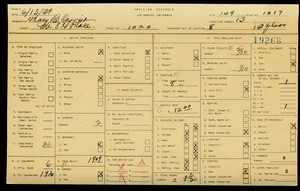 WPA household census for 1028 W 8TH, Los Angeles