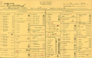 WPA household census for 631 CORONADO TERR, Los Angeles