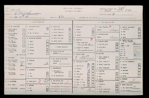 WPA household census for 671 W 11TH STREET, Los Angeles County