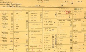 WPA household census for 612 GLADYS, Los Angeles
