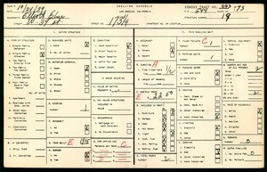 WPA household census for 173 1/4 W 39TH STREET, Los Angeles County