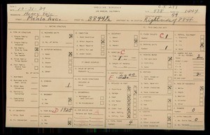 WPA household census for 8844 1/2 MENLO AVE, Los Angeles County