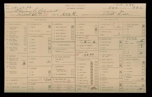 WPA household census for 679 W 10TH STREET, Los Angeles County