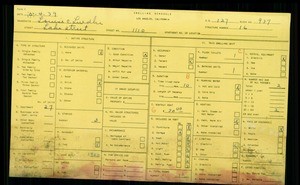 WPA household census for 1110 S LAKE STREET, Los Angeles