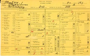 WPA household census for 323 N BROADWAY, Los Angeles