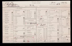 WPA household census for 312 S ST LOUIS, Los Angeles