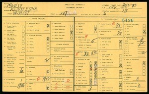 WPA household census for 127 W 39TH STREET, Los Angeles County