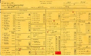WPA household census for 623 W 5TH, Los Angeles