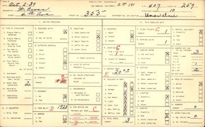 WPA household census for 355 4TH AVE, Los Angeles County