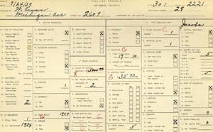 WPA household census for 2609 MICHIGAN, Los Angeles